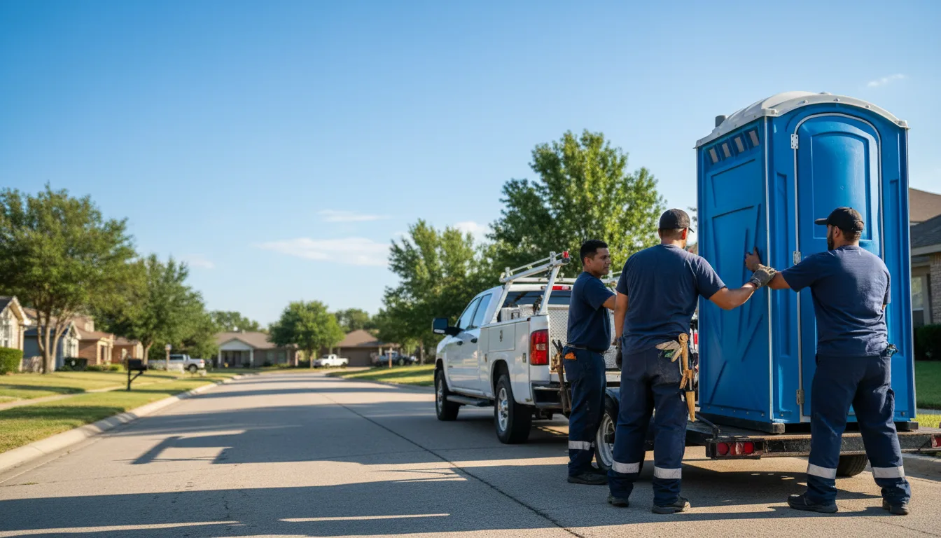 Portable Toilet Rental in Pleasant Lake, MI near me